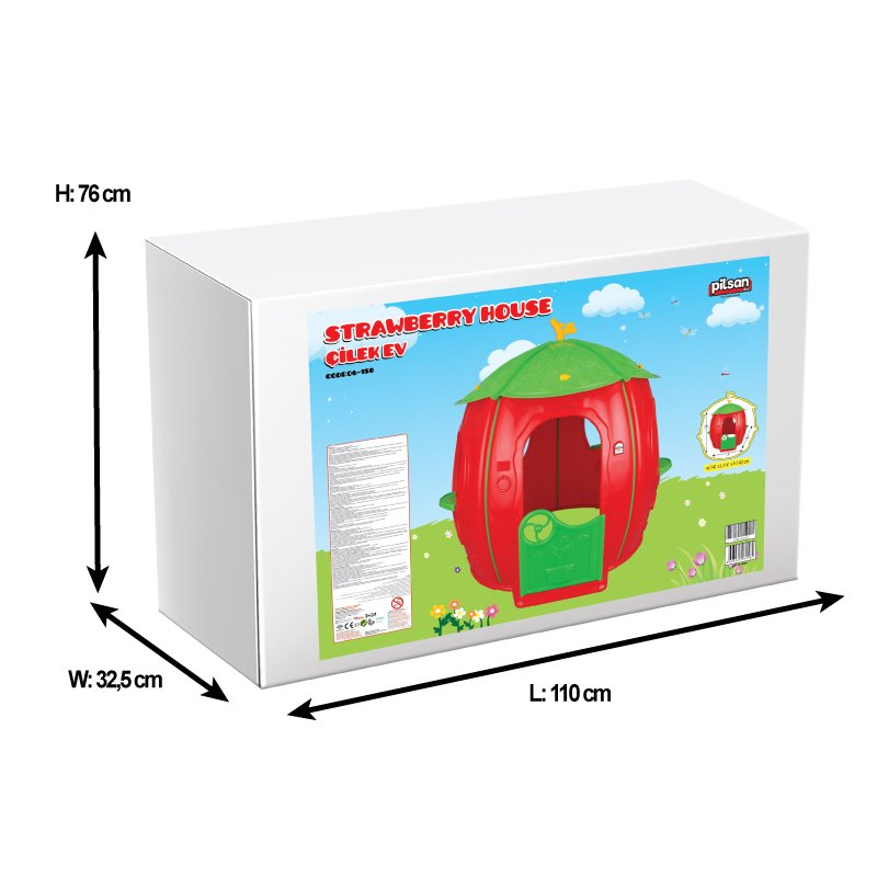 Casuta Pilsan Strawberry pentru Gradina - Jucarii Exterior - imagine 3