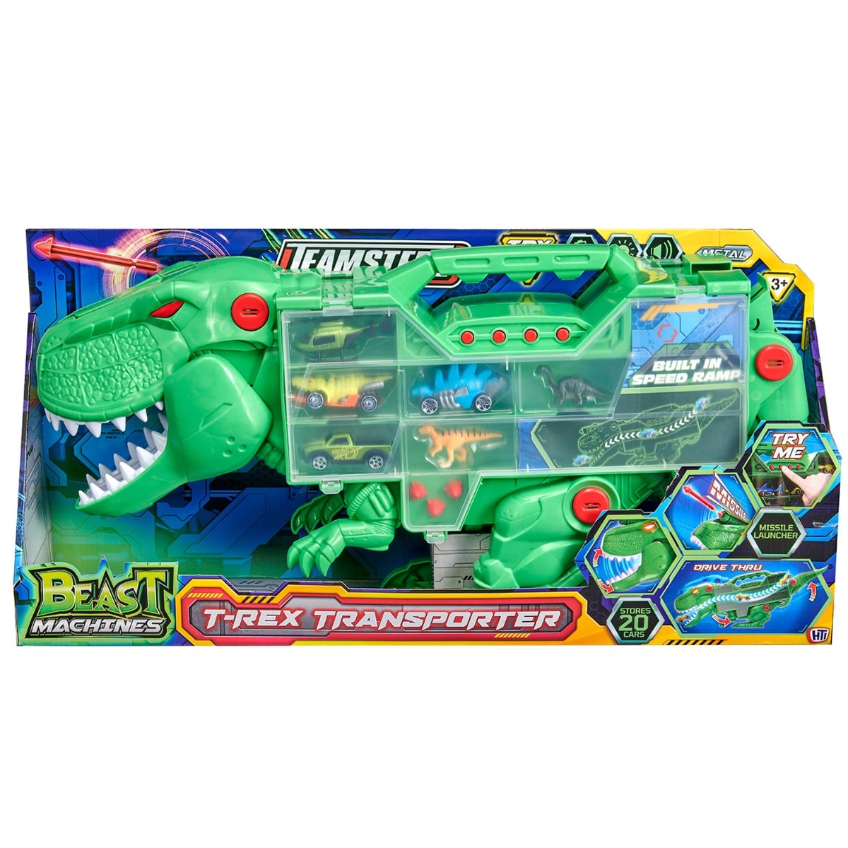 Teamsterz T-Rex Transportor cu Mașini și Lumini