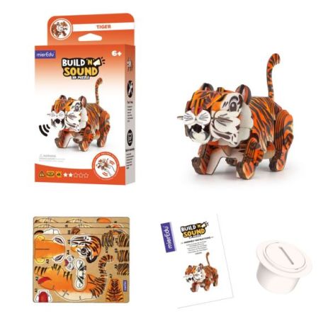 Puzzle 3D cu Sunete Tigru Mieredu - imagine 4