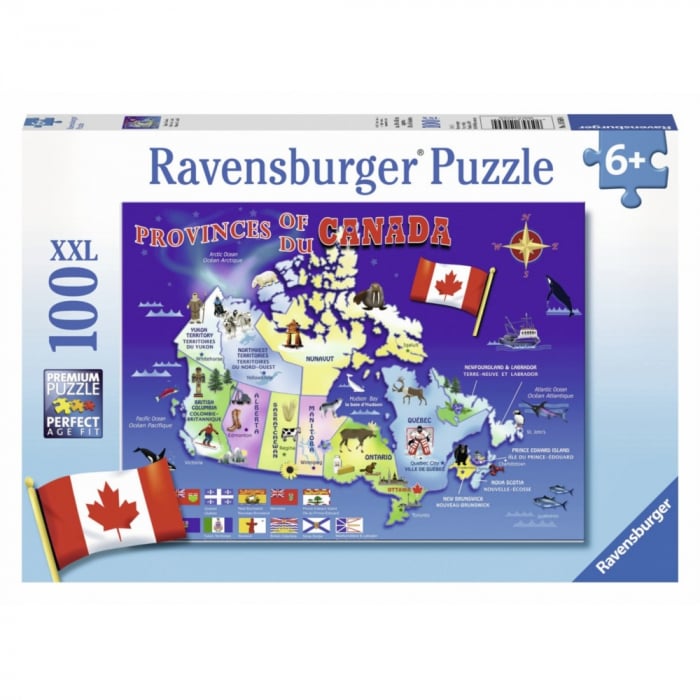 Puzzle Ravensburger XXL Harta Canadei