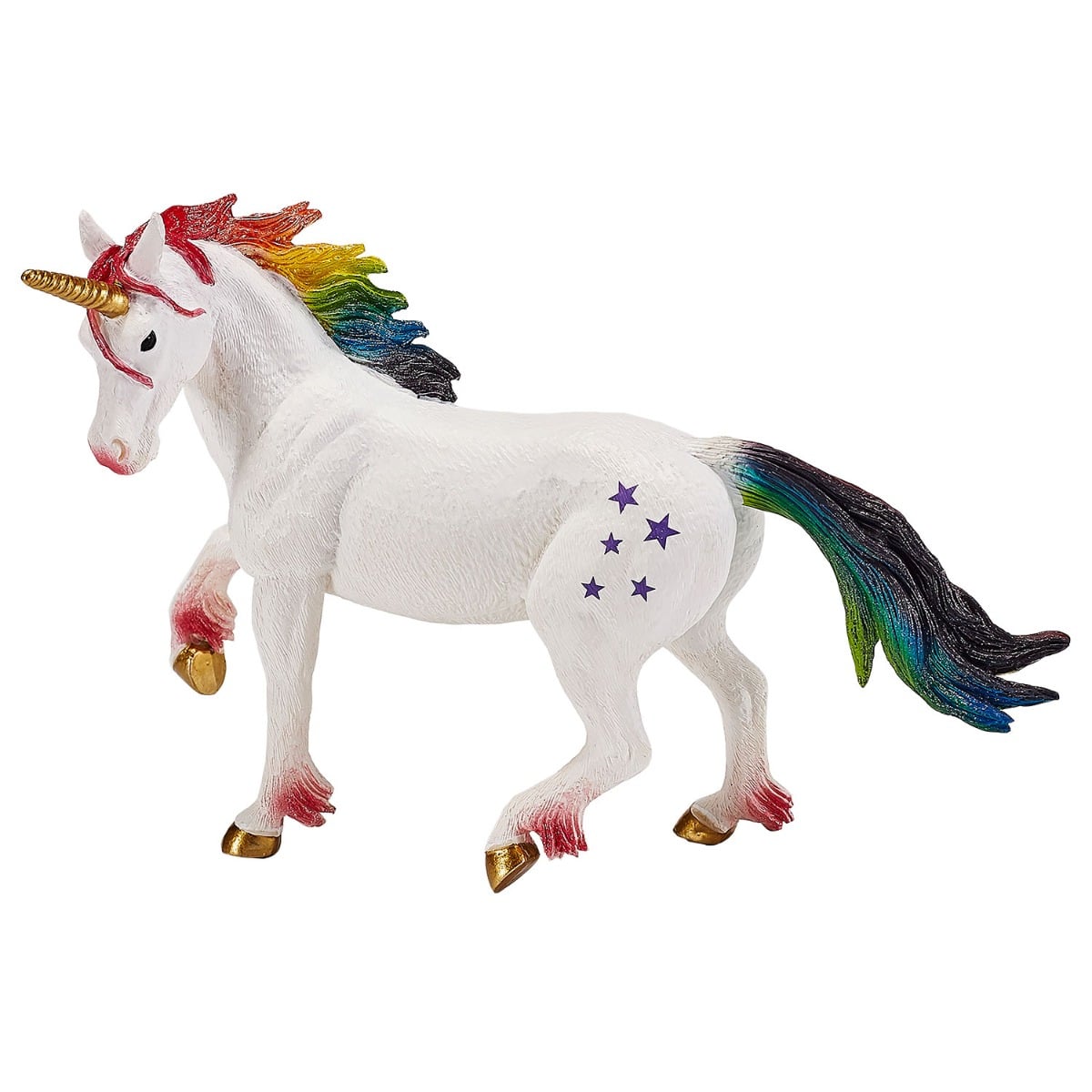 Figurina Mojo Unicorn Rainbow - Detaliat și Colorat