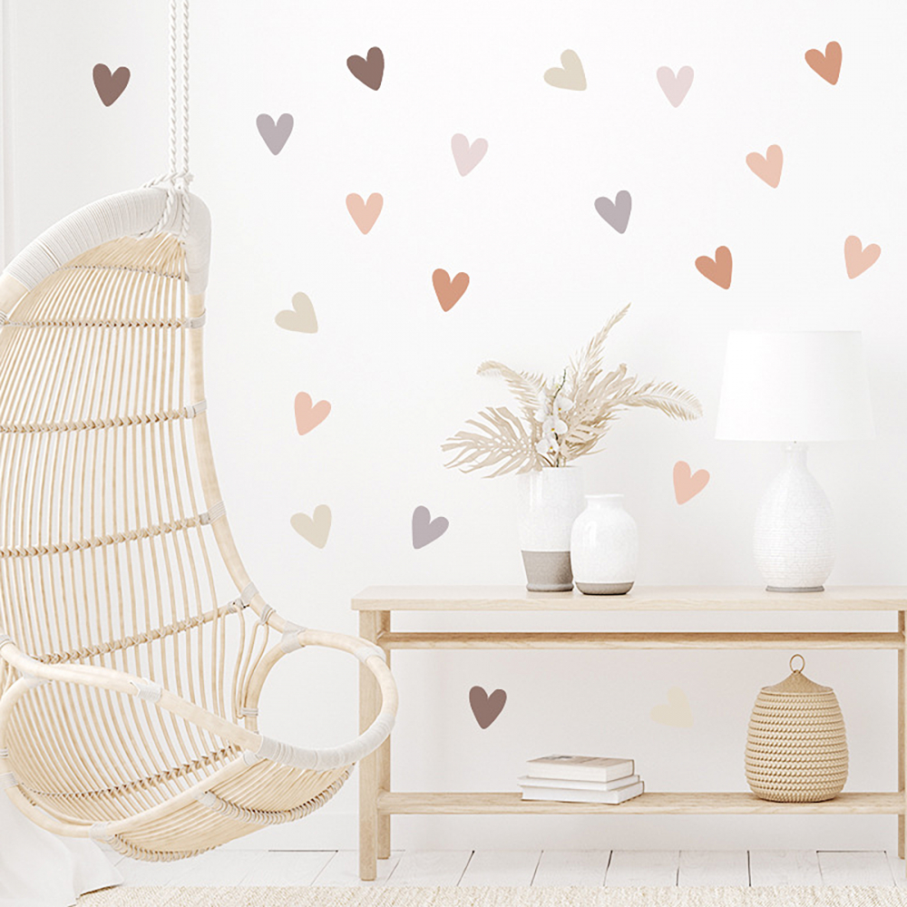 Sticker Boho Inimioare Sipo - Decor Camera Copilului - imagine 4