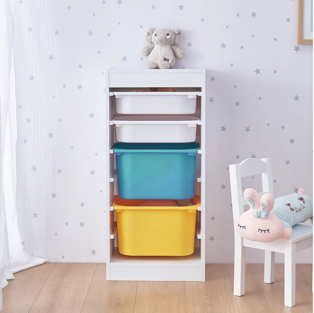 Organizator Ginger Home 4 Cutii | Raft Jucării Copii - imagine 2