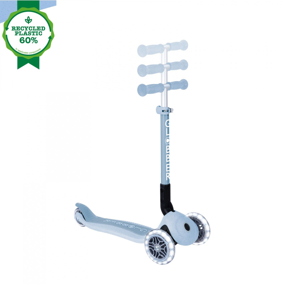 Globber Junior ECO Albastru - Trotineta pliabila ecologica