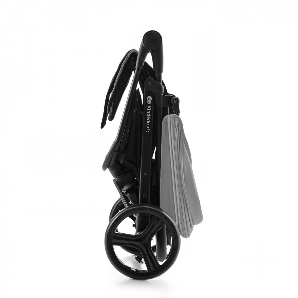 Carucior Kinderkraft Rine Moonlight Grey 0-4 ani - imagine 5