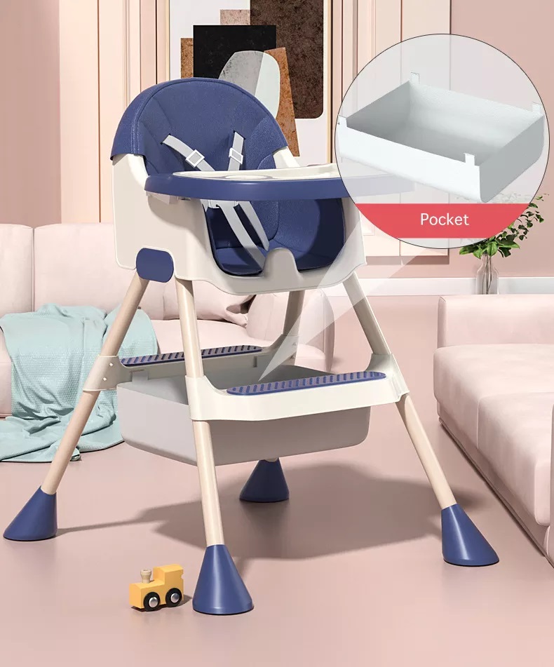 Scaun Masa Little Mom 2-in-1 Reglabil - imagine 7