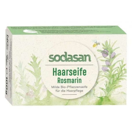 Șampon Solid Rozmarin Bio Sodasan 100g - Hidratant