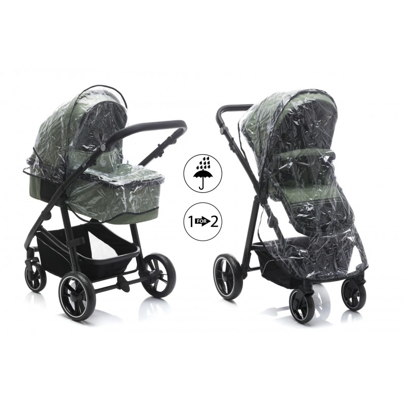 Carucior Jaguar 3 in 1 Fillikid Green Melange - imagine 12