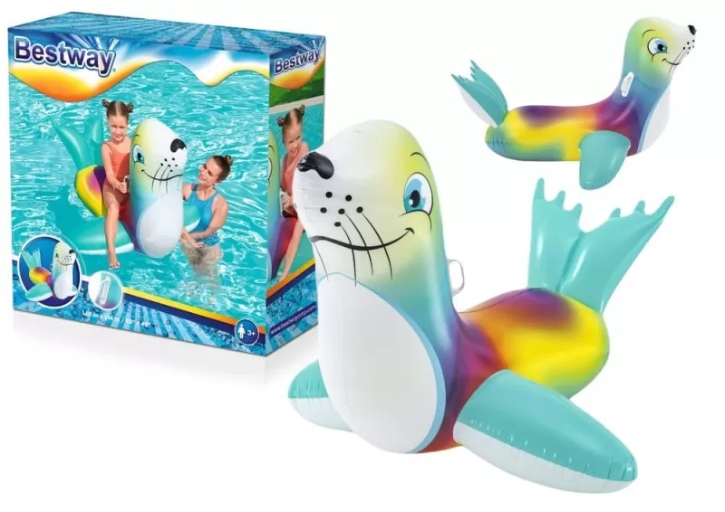 Saltea Foca Intex Curcubeu | Piscină Copii - imagine 2