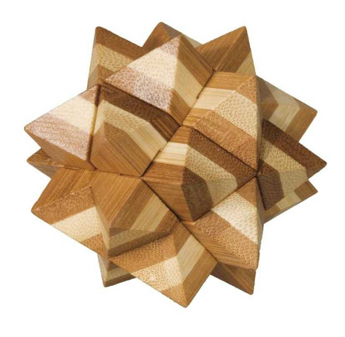 Joc Logic IQ Star Fridolin - Lemn Bambus