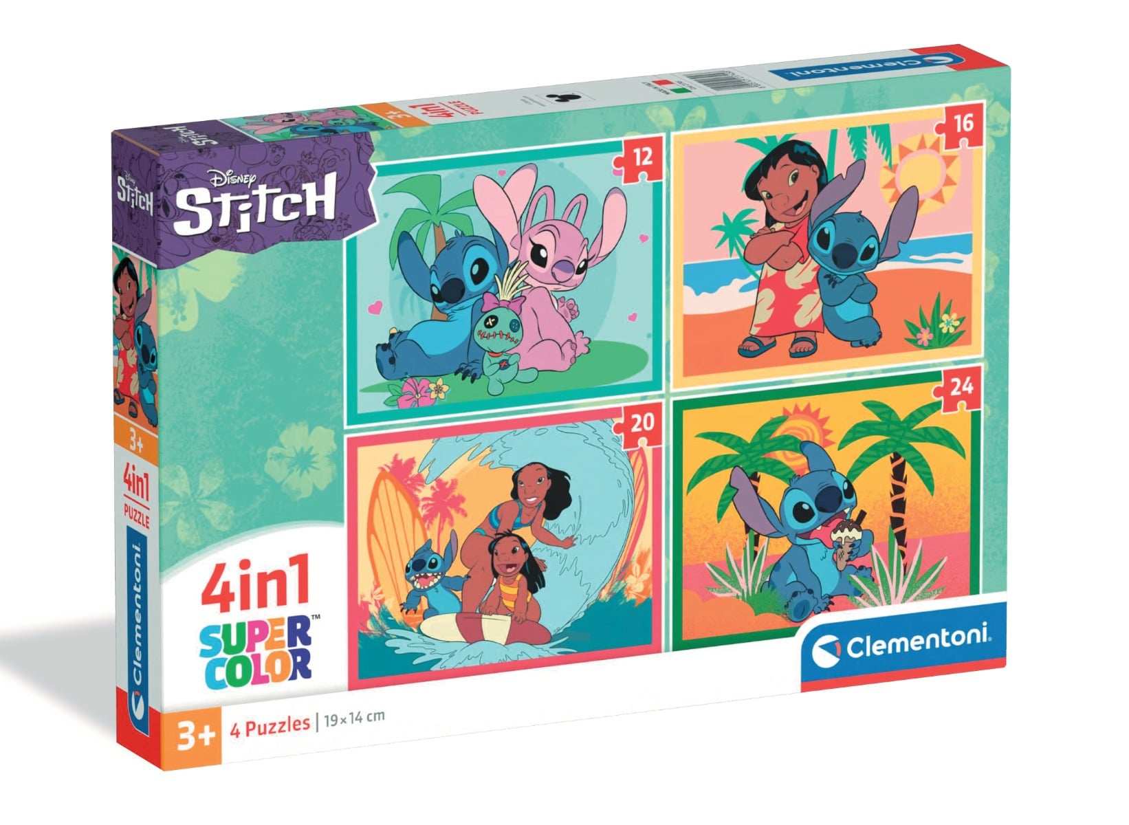 Puzzle Clementoni Disney Stitch 4 in 1