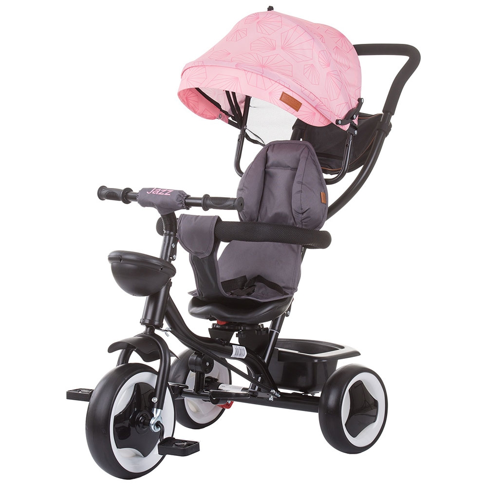 Tricicleta Chipolino Jazz Blush, Scaun Rotativ 360° - imagine 5