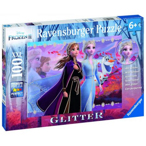 Puzzle Frozen II Elsa&Anna, 100 piese, Ravensburger