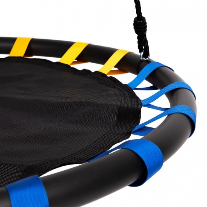 Leagan Ecotoys Cuib Barza, 100 cm, Negru - imagine 2