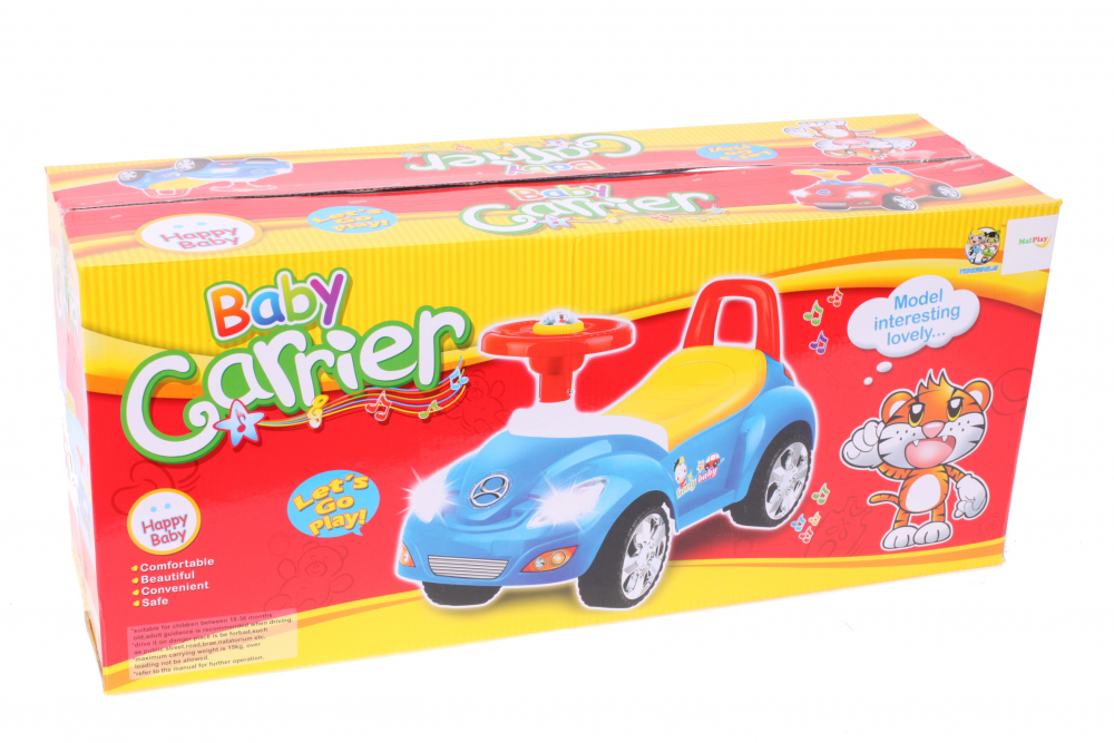 Masinuta Malplay Jupi Car Red, Far Pedale