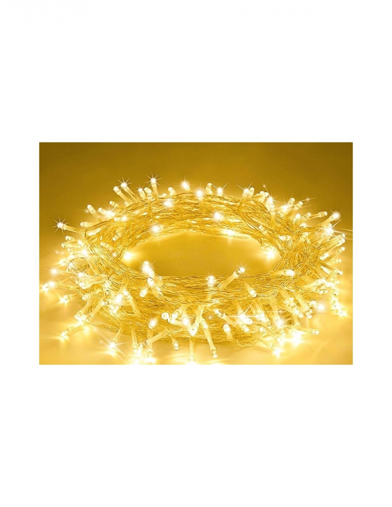 Instalatie Craciun Gimihome Alb Cald 10m - imagine 2