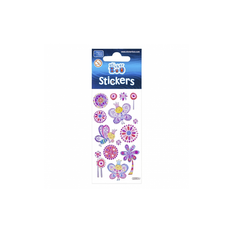 Set Sticker Fluturi Colorati Craft with Fun