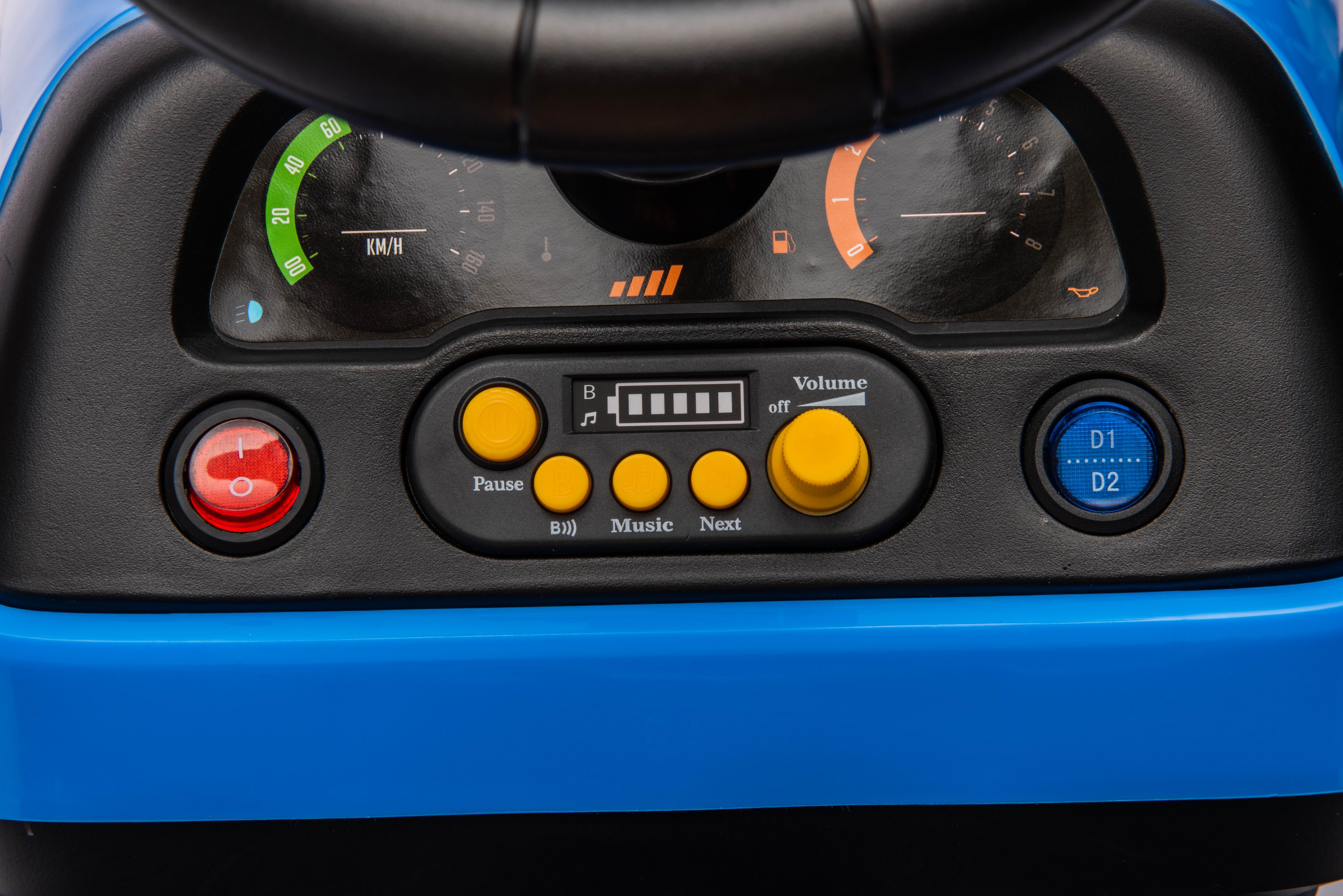 Tractor Electric Labor Lux 12V cu Remorca | Autokids - imagine 7