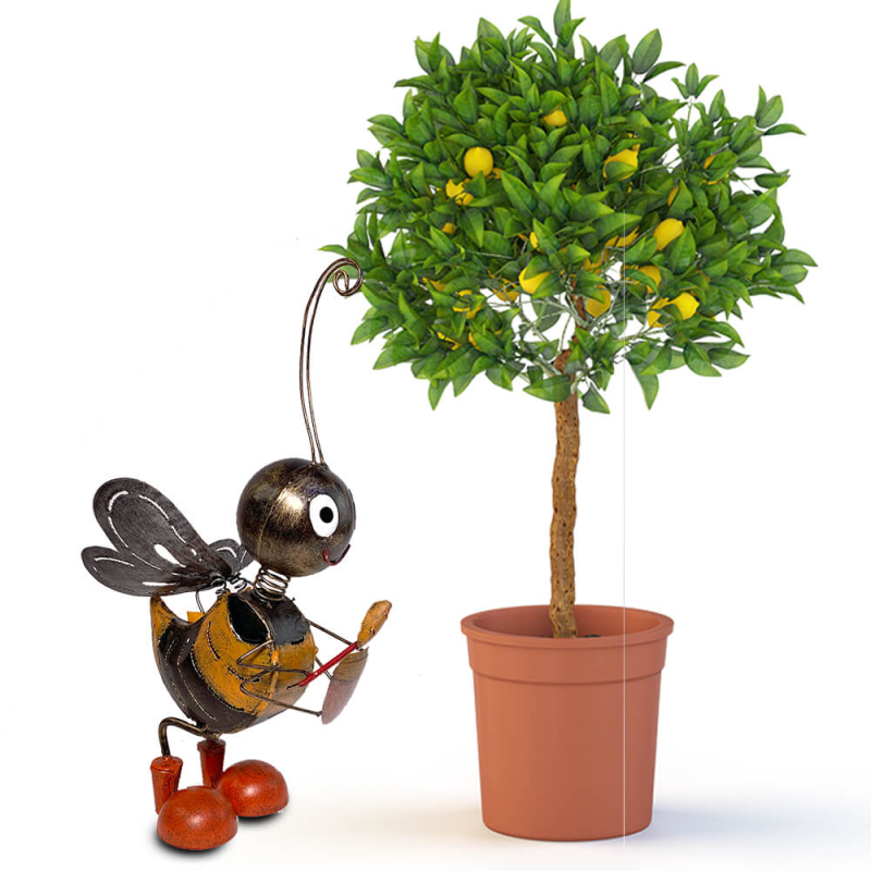 Decor Albina Metalică Grădină 36cm | Diverse