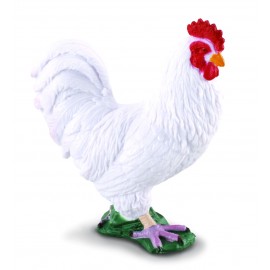 Figurina Cocos Alb Collecta - Detalii Reale