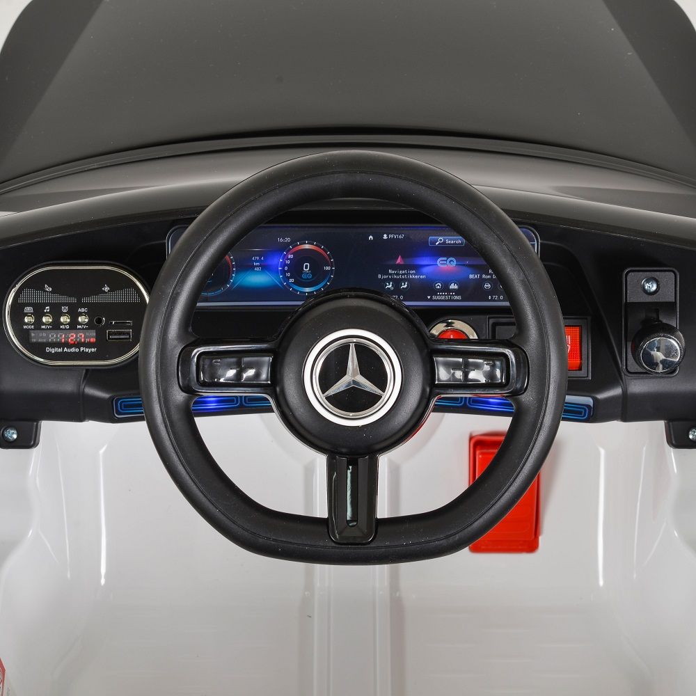 Masinuta Electrica Mercedes EQA 12V, Scaun Piele - imagine 10