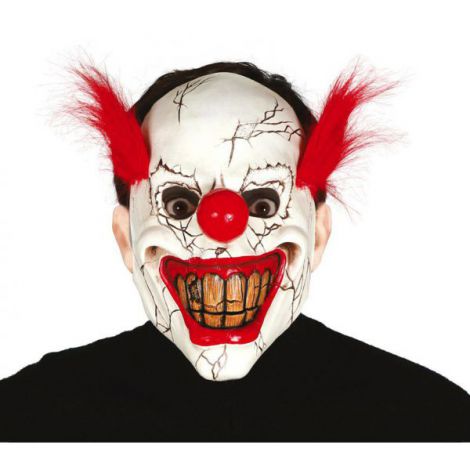 Masca Clown Horror Widmann cu Peruca