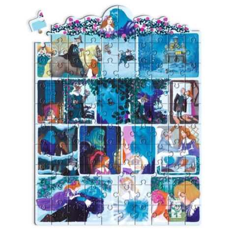 Puzzle Djeco Frumoasa si Bestia 100 piese - imagine 3