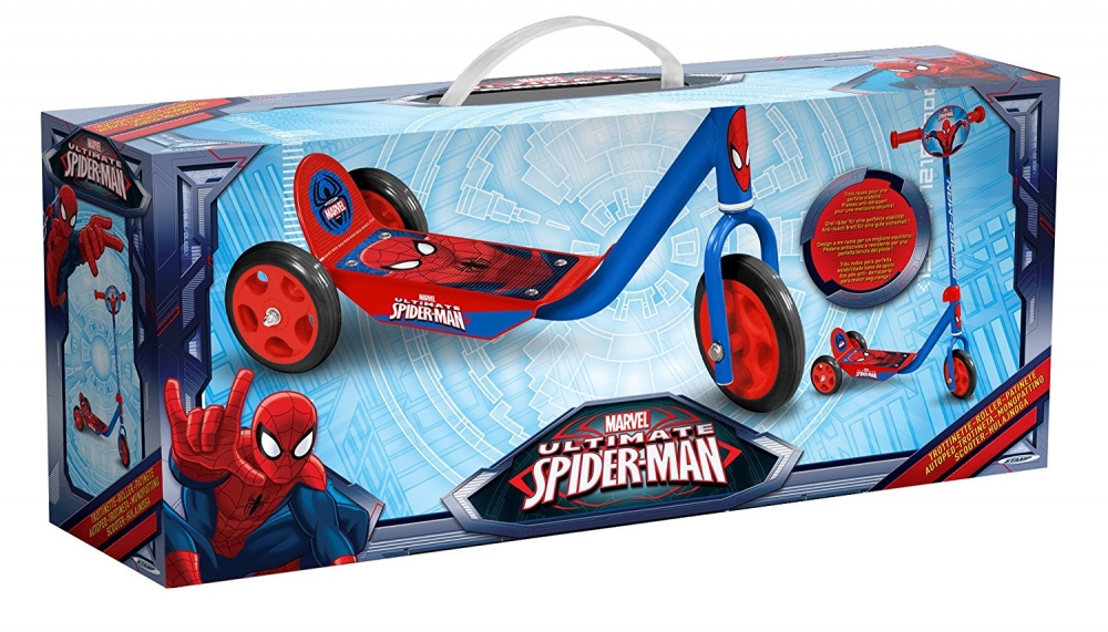 Trotineta Stamp Spiderman, Ghidon Reglabil - imagine 3