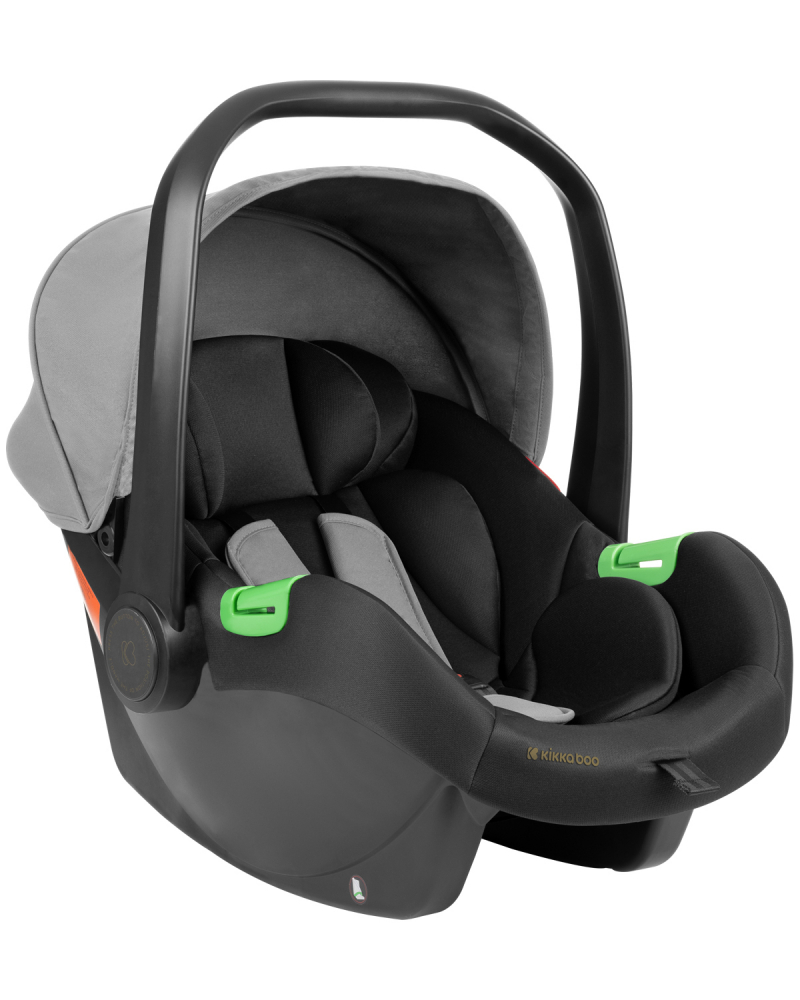 Carucior KikkaBoo 3in1 Amaia Grey, Aluminiu - imagine 8