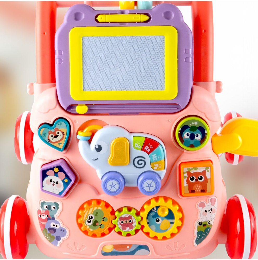 Antepremergator Malplay 2-in-1 Educational | Pink Elephant - imagine 5