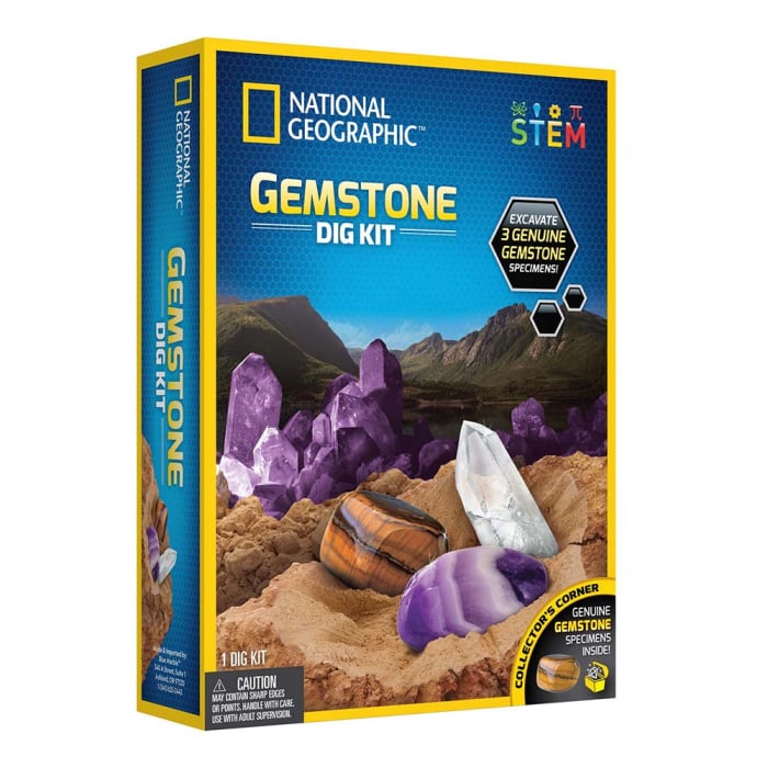 Kit National Geographic Pietre Pretioase - Joc Educativ