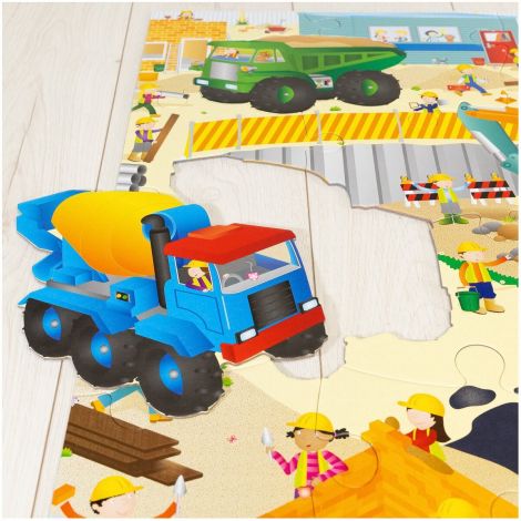 Puzzle Gigant Santierul Galt, 30 Piese, 60x90 cm - imagine 3