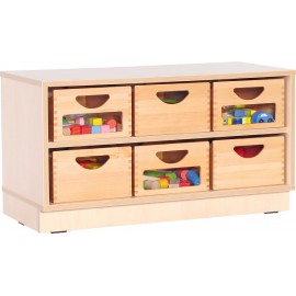 Dulap Flexi Moje Bambino, Mesteacan, 1 Raft - imagine 3