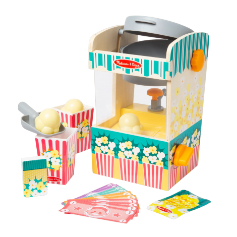 Chiosc Popcorn Melissa & Doug - Jucărie Lemn 3+