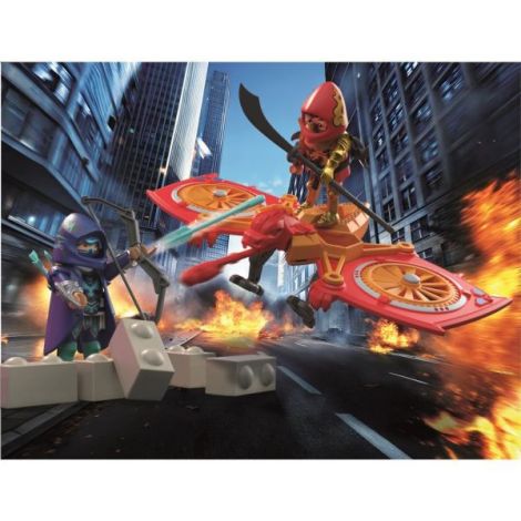 Playmobil Erou cu Drona Ninja - Jucarie Actiune - imagine 4