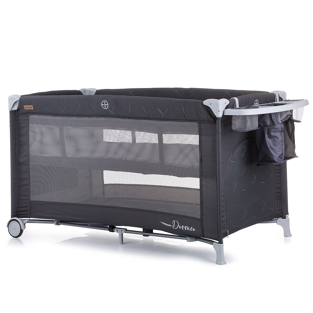 Pătuț Pliabil Chipolino Dorme Anthracite, 0-15kg