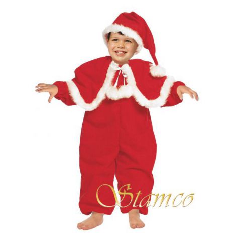 Costum Moș Craciun 1-2 Ani Smiffys - Salopeta, Pelerina