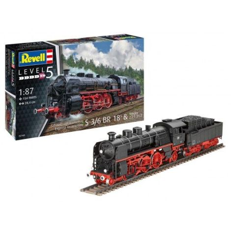 Revell Locomotiva S3/6 BR18 Kit Modelism