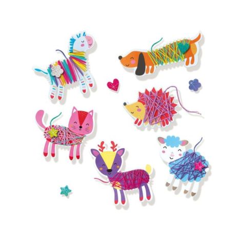Ses Creative - Set îmbracat animale cu ata - imagine 4