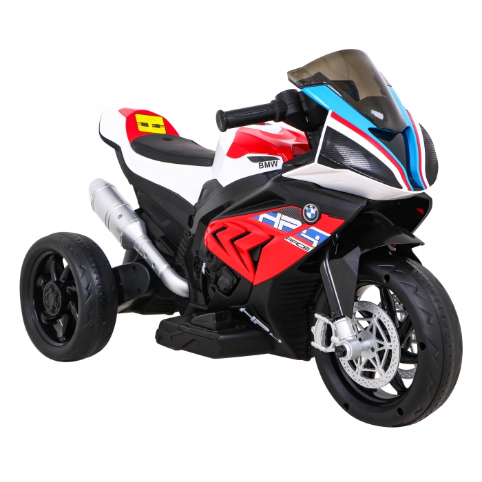 BMW HP4 Motocicleta Electrica Copii Rosu - imagine 8