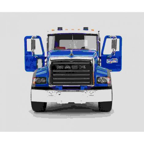 Camion Basculanta Bruder Mack Granite - Jucarie Realista - imagine 3