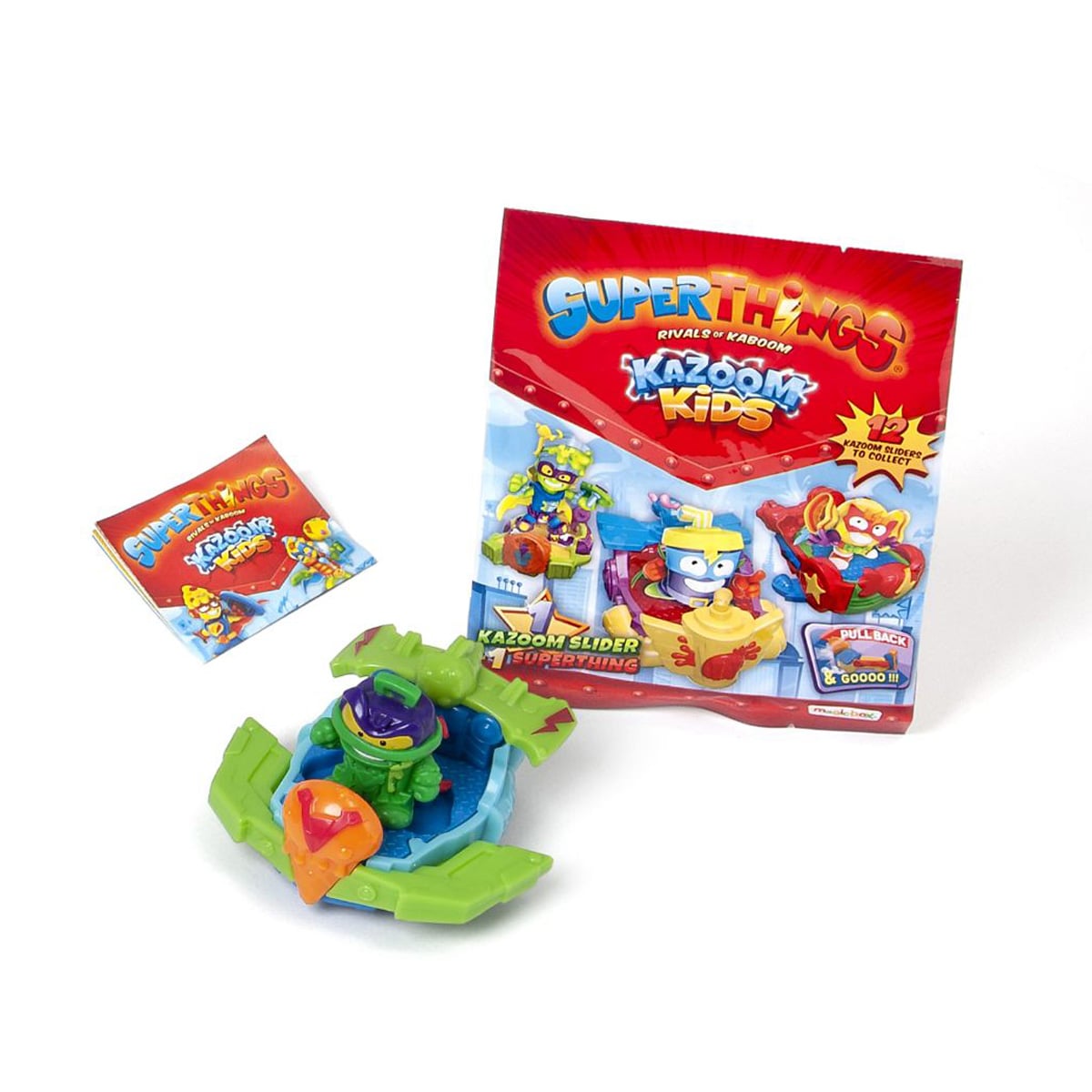 Set Figurina Vehicul SuperThings Kazoom Slider