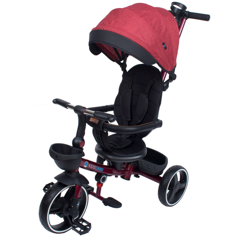 Tricicleta KidsCare Impera Rosu Pliabila cu Scaun Rotiv - imagine 5