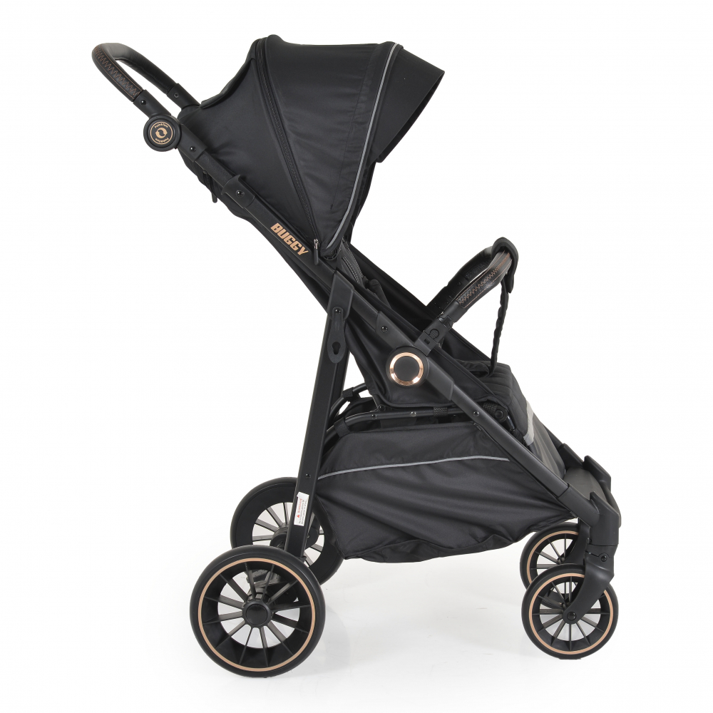 Moni Buggy Black - Carucior aluminiu reglabil 0-22kg - imagine 6