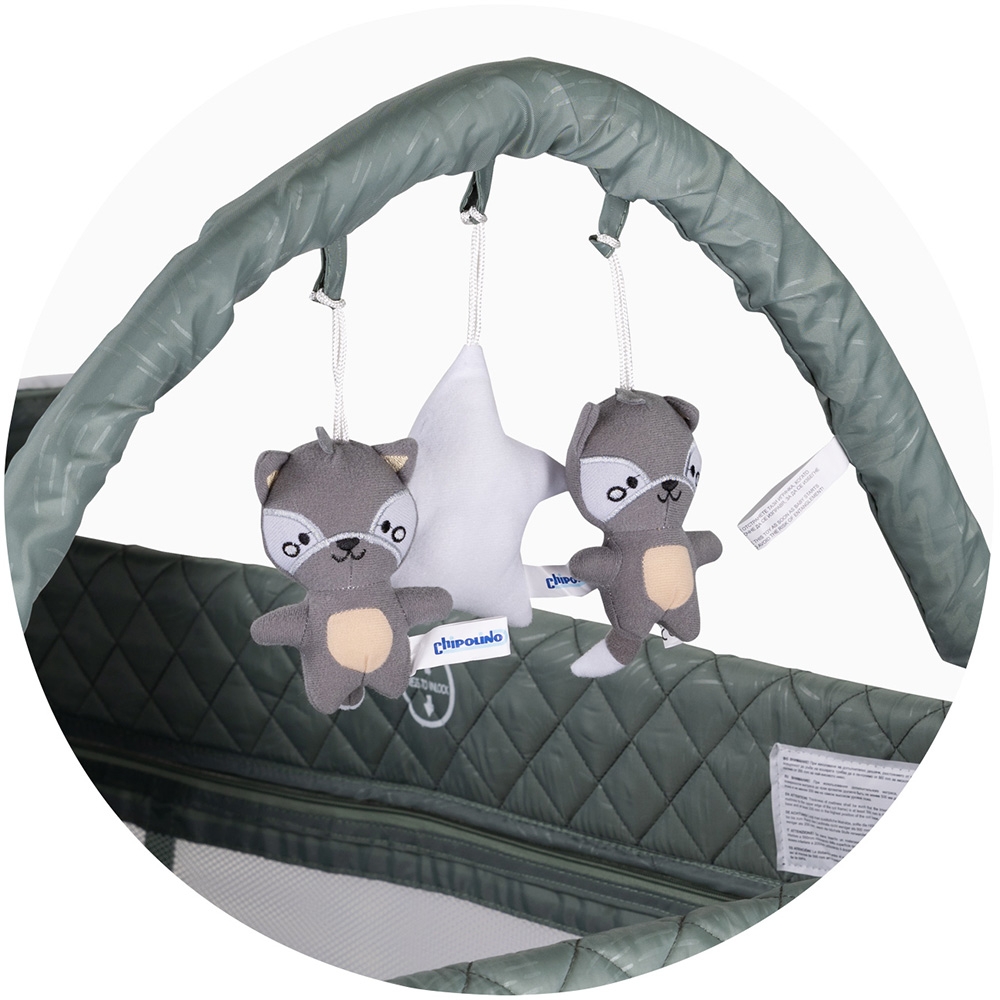 Patut Chipolino Luna Basil Pliabil 2 Niveluri - imagine 2