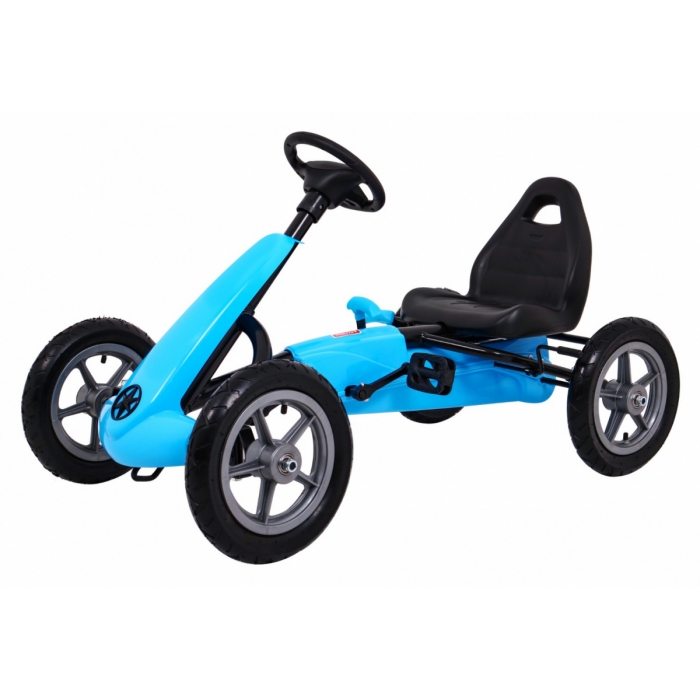 Gokart Star Albastru | Kart Pedale Copii 3+ Ani - imagine 8