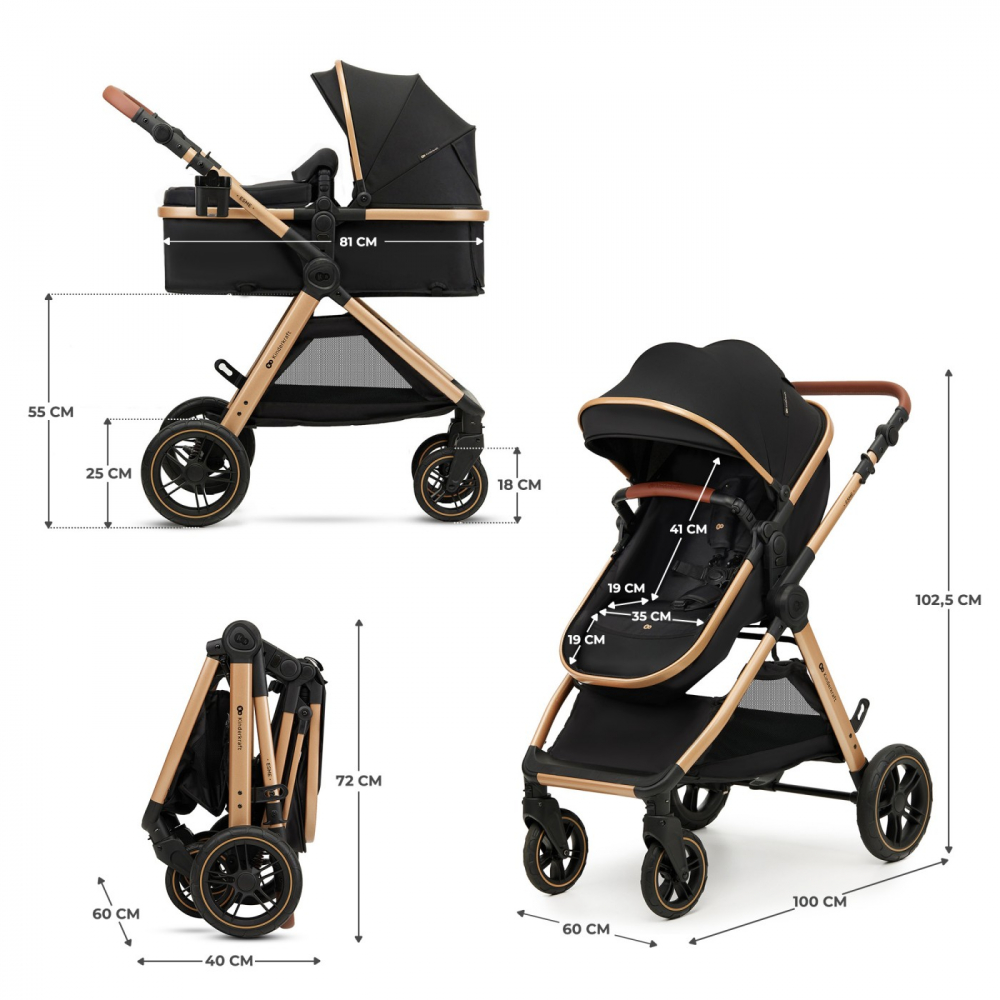 Kinderkraft Esme 3 in 1 - Carucior Reversibil - imagine 4