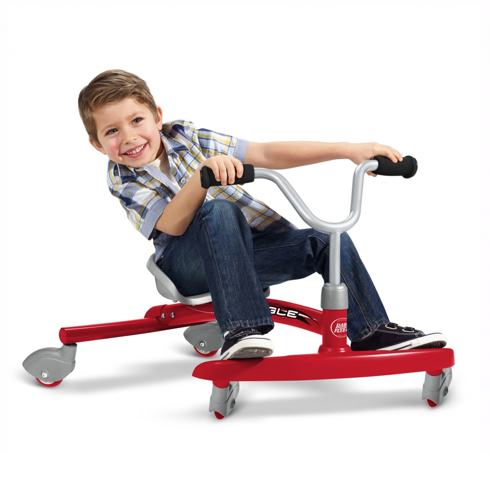 Ride-On Ziggle Radio Flyer, Fără Pedale, 3-8 Ani
