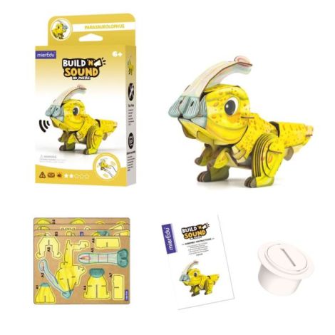 Puzzle 3D Sunet Parasaurolophus Mieredu - imagine 3