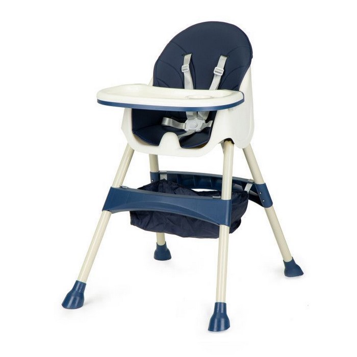 Scaun de Masa Ecotoys 2 in 1, Bleumarin - imagine 7